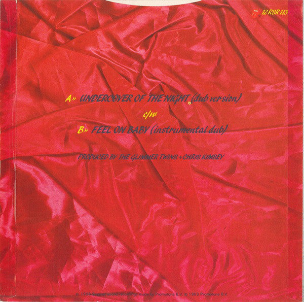 The Rolling Stones : Undercover Of The Night (Extended Cheeky Mix) (12")
