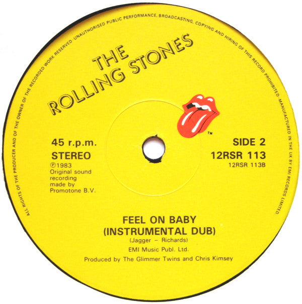 The Rolling Stones : Undercover Of The Night (Extended Cheeky Mix) (12")