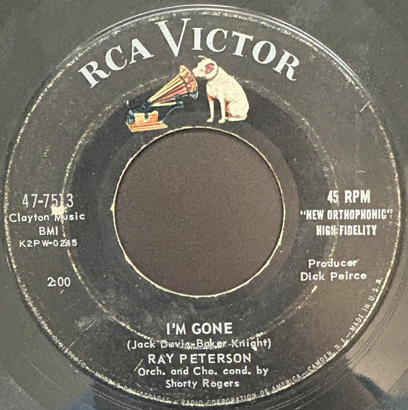 Ray Peterson : The Wonder Of You / I'm Gone (7", Single, Roc)