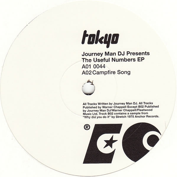 Journey Man DJ : The Useful Numbers EP (12", EP)