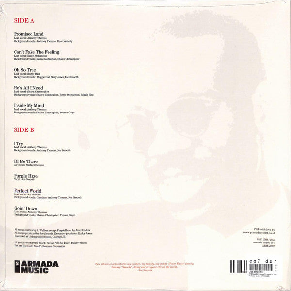 Joe Smooth : Promised Land (LP, Album, RSD, Ltd, RE, Dov)