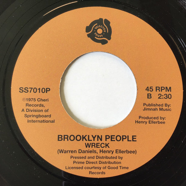Brooklyn People : Peace And Love (7", RSD, Single, RE)