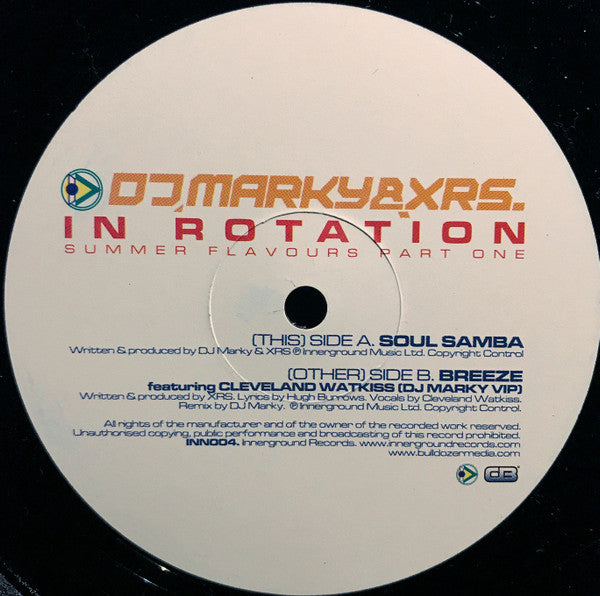 DJ Marky & XRS : In Rotation Summer Flavours Part One (12")