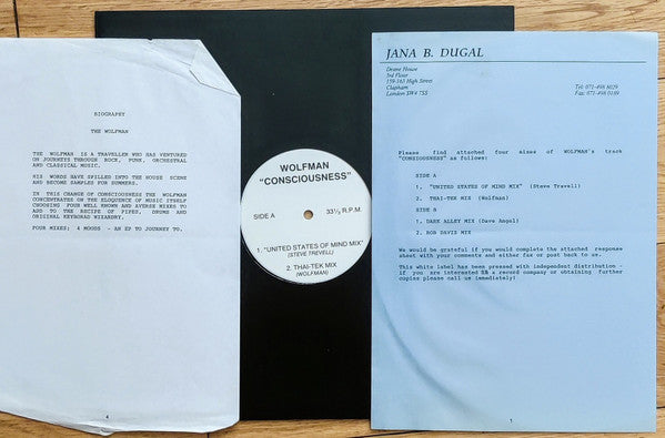 Wolfman : Consciousness (12")