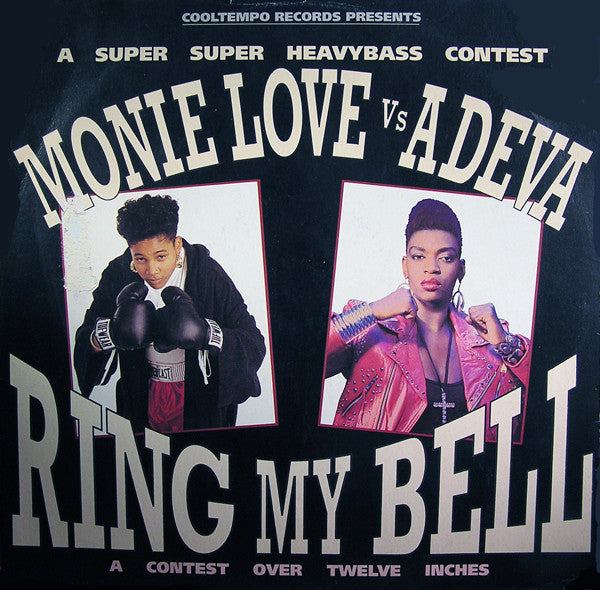 Monie Love Vs Adeva : Ring My Bell (12", Single)