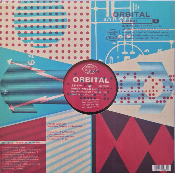 Orbital : Lush (12", EP, Ltd)