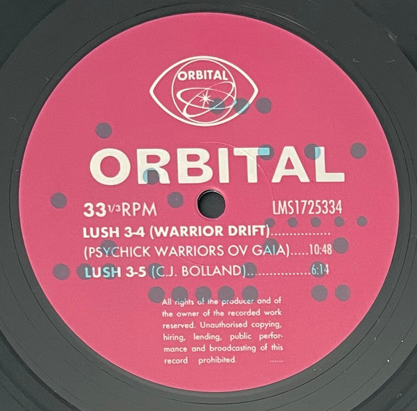 Orbital : Lush (12", EP, Ltd)