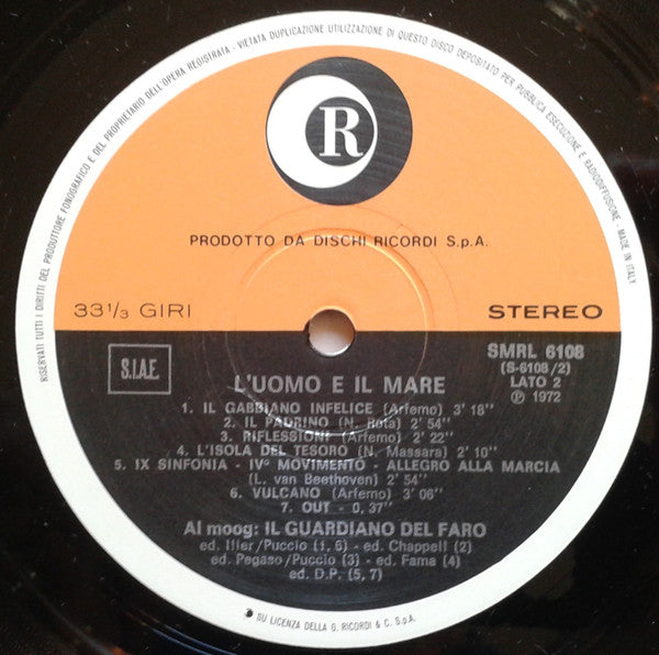 Il Guardiano Del Faro : L'Uomo E Il Mare (LP, Album)