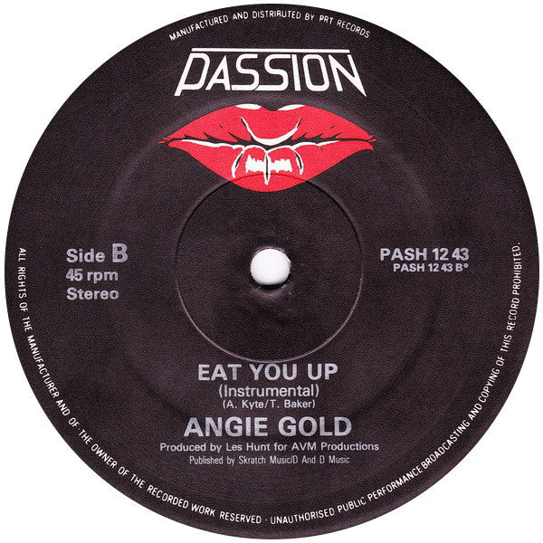 Angie Gold : Eat You Up (12", Gen)