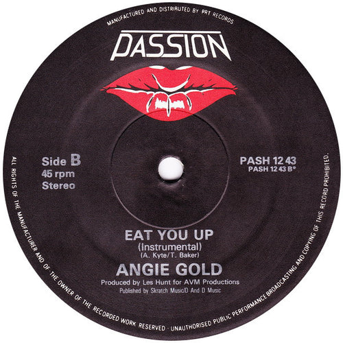 Angie Gold : Eat You Up (12", Gen)