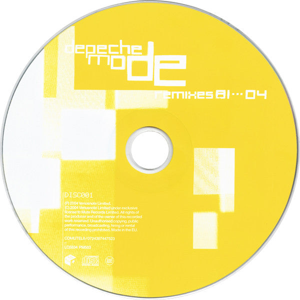 Depeche Mode : Remixes 81··04 (2xCD, Comp)