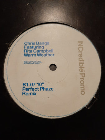 Chris Bangs Featuring Rita Campbell : Warm Weather (12", Promo)