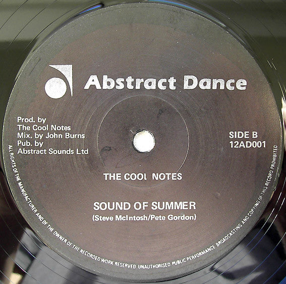 The Cool Notes : You're Never Too Young b/w The Sound Of Summer (12", Single)