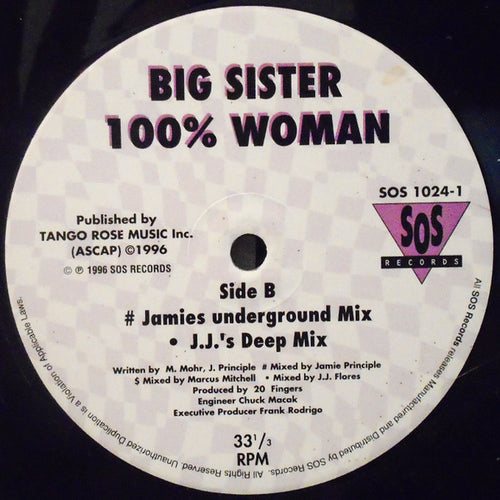 Big Sister : 100 % Woman (12")