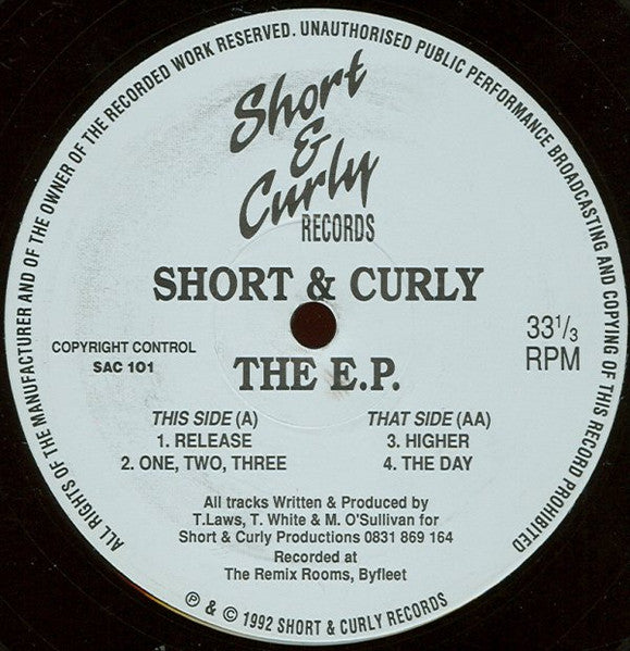 Short & Curly : The E.P. (12", EP)