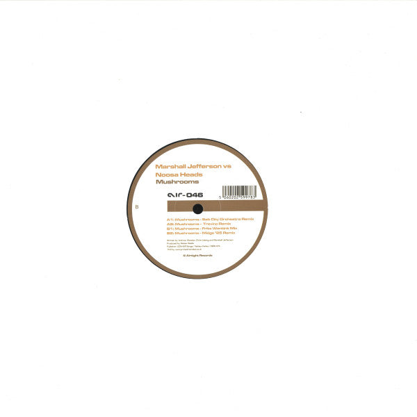 Marshall Jefferson vs Noosa Heads : Mushrooms (12", RE)