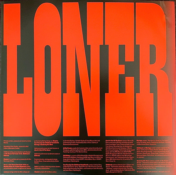 Barry Can't Swim : Loner (LP, Album, Ltd, Gol)