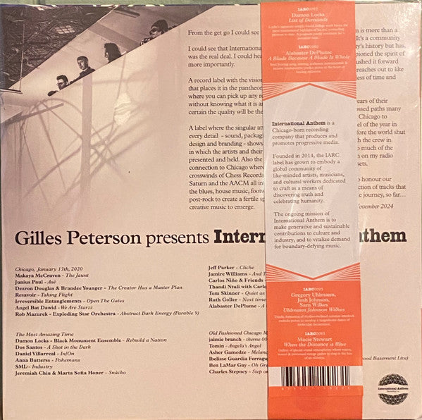 Gilles Peterson : International Anthem (2xLP, Comp)