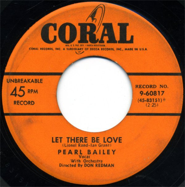 Pearl Bailey : Takes Two To Tango (7")