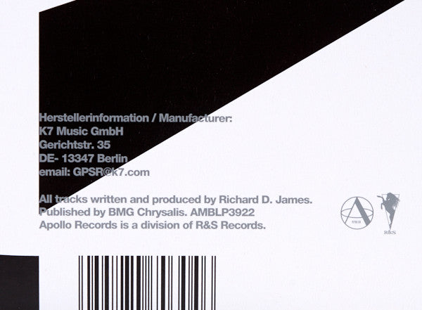 Aphex Twin : Selected Ambient Works 85-92 (2xLP, Album, RE, RM, K7 )