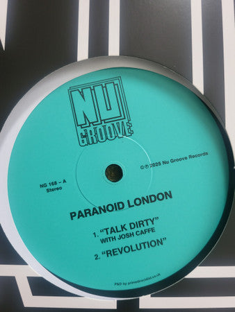Paranoid London : Talk Dirty (12")