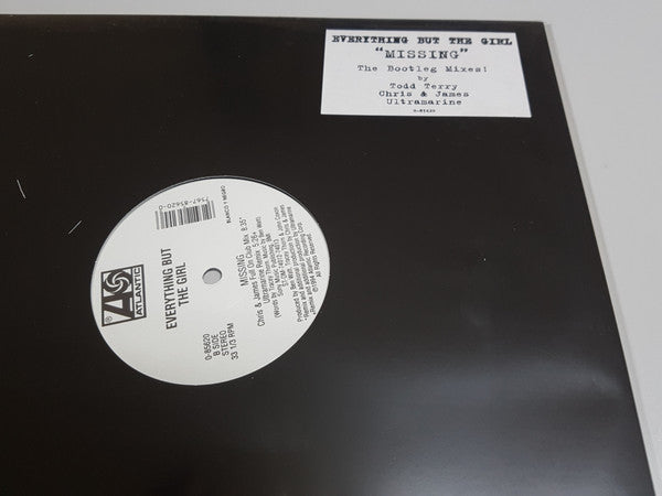 Everything But The Girl : Missing (The Bootleg Mixes!) (12", RE, Unofficial)