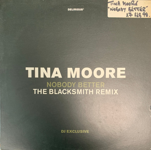 Tina Moore : Nobody Better (The Blacksmith Remix) (12", Promo)