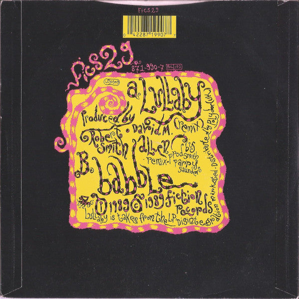 The Cure : Lullaby (7", Single, Sma)