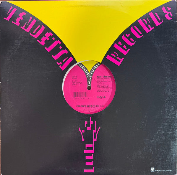 Nancy Martinez : (Fire) You've Got Me On Fire (12", Ele)