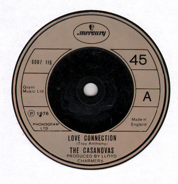 The Casanovas (5) : Love Connection (7", Single)