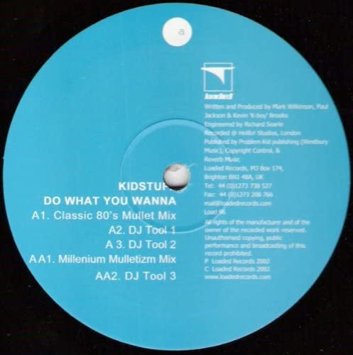Kidstuff : Do What You Wanna (12", Promo)