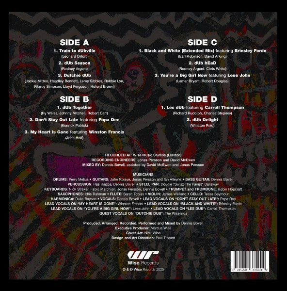 Dennis Bovell : Wise Music in Dub (2xLP, Album)