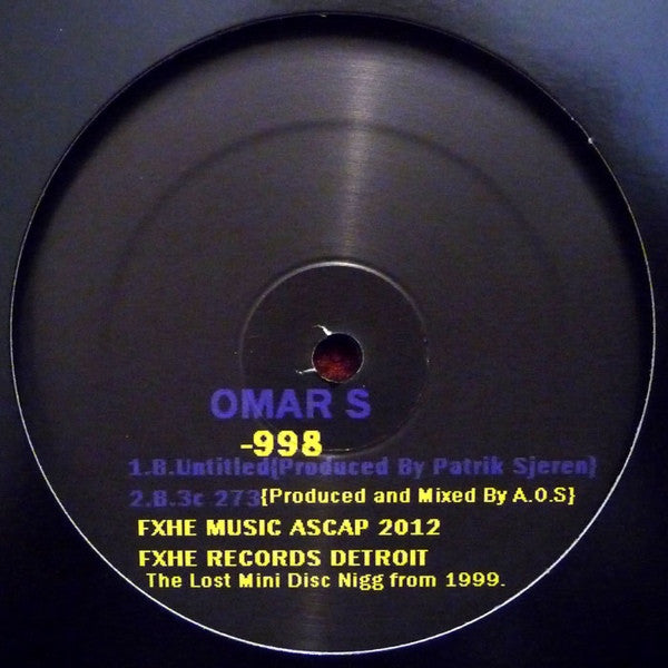 Omar-S : -998 (12")