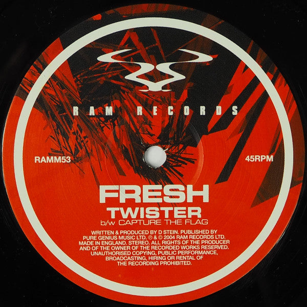 Fresh : Twister / Capture The Flag (12")