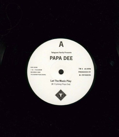Papa Dee : Let The Music Play (12")