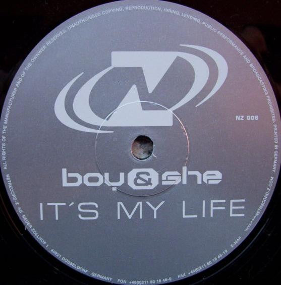 Boy & She : It's My Life (12")