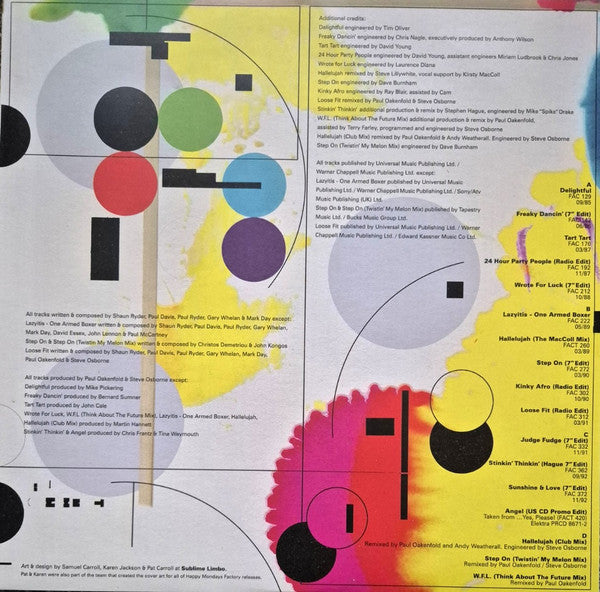 Happy Mondays : The Factory Singles (2xLP, Comp, Ltd, RM, Yel)