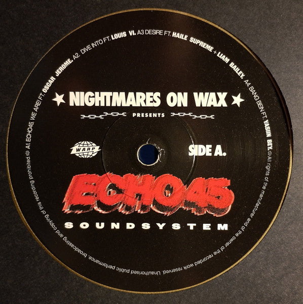 Nightmares On Wax : Echo 45 Soundsystem (2xLP, Album, Ltd, Gol)