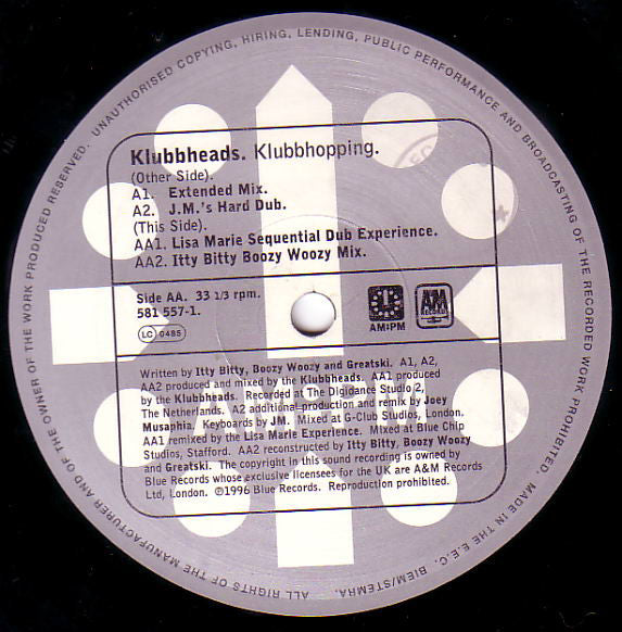 Klubbheads : Klubbhopping (12")
