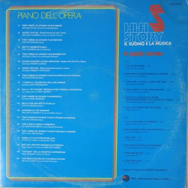 La Grande Orchestra Di Robert Harrison : Musica Per Due - 12 Motivi Immortali Creati Per L'Amore (LP)