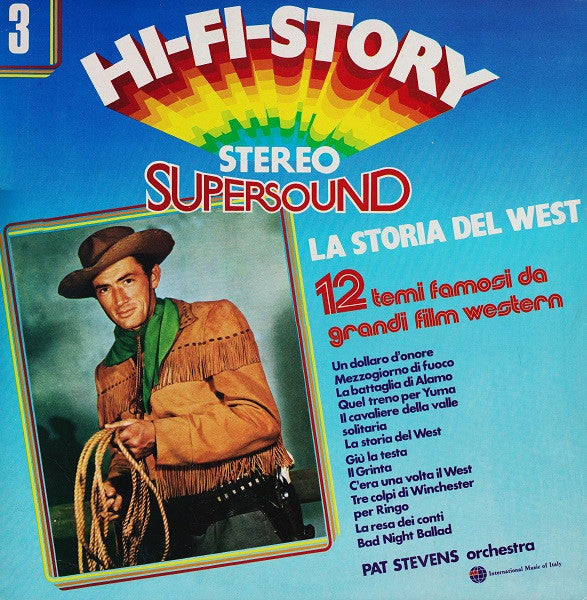Pat Stevens Orchestra : 12 Temi Famosi Da Grandi Film Western (LP)