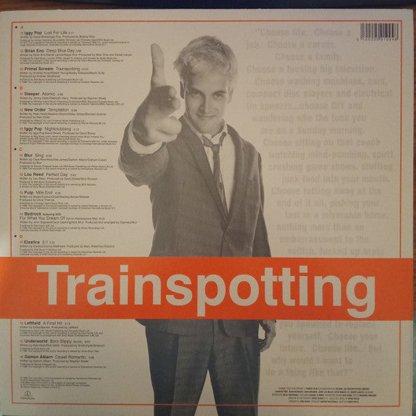 Various : Trainspotting (Music From The Motion Picture) (2xLP, Comp, RE, RP, 20t)