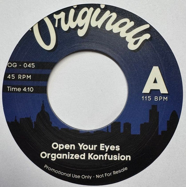 Organized Konfusion / Herbie Hancock : Open Your Eyes / Chameleon (7")
