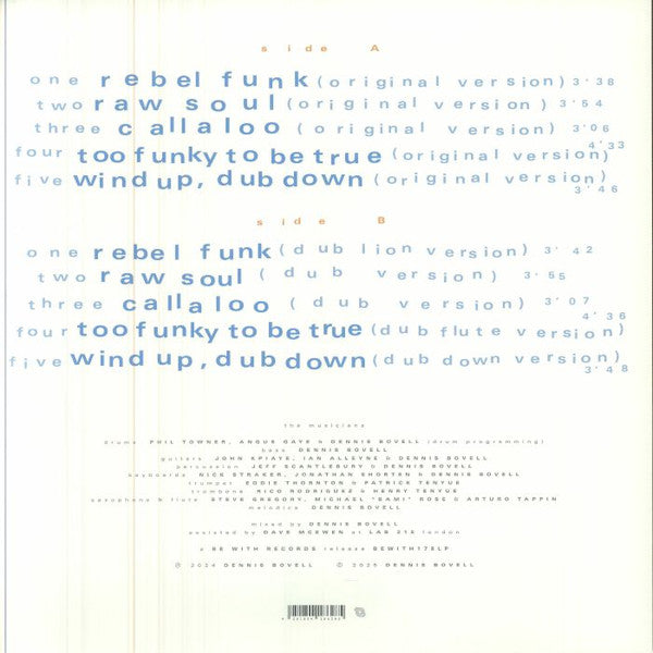 Dennis Bovell : Cloud Music (LP)