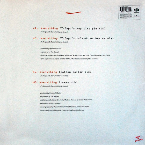 Hysterix : Everything (12")