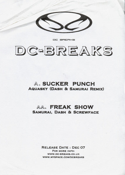 Aquasky / DJ Samurai : Sucker Punch / Freak Show (12", W/Lbl)