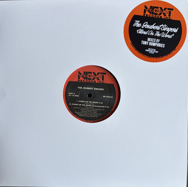 The Joubert Singers : Stand On The Word (12", Unofficial)