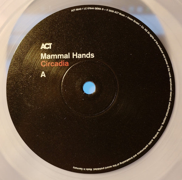Mammal Hands : Circadia (LP, Album, Ltd, Tra)
