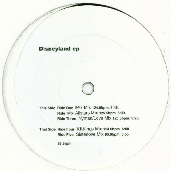 IPG* : Disneyland EP (12", EP, Promo)