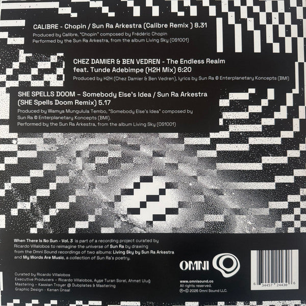 Calibre / Chez Damier & Ben Vedren / She Spells Doom : When There Is No Sun - Vol.3 (12")